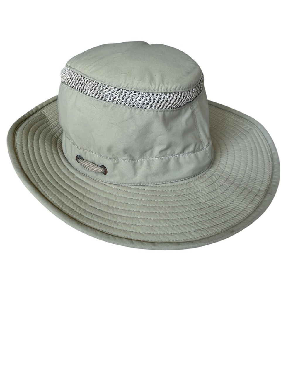 Tilley Unisex LTM6 Airflo Sun Hat in Khaki Size 7 1/8 Made in Canada 🇨🇦
